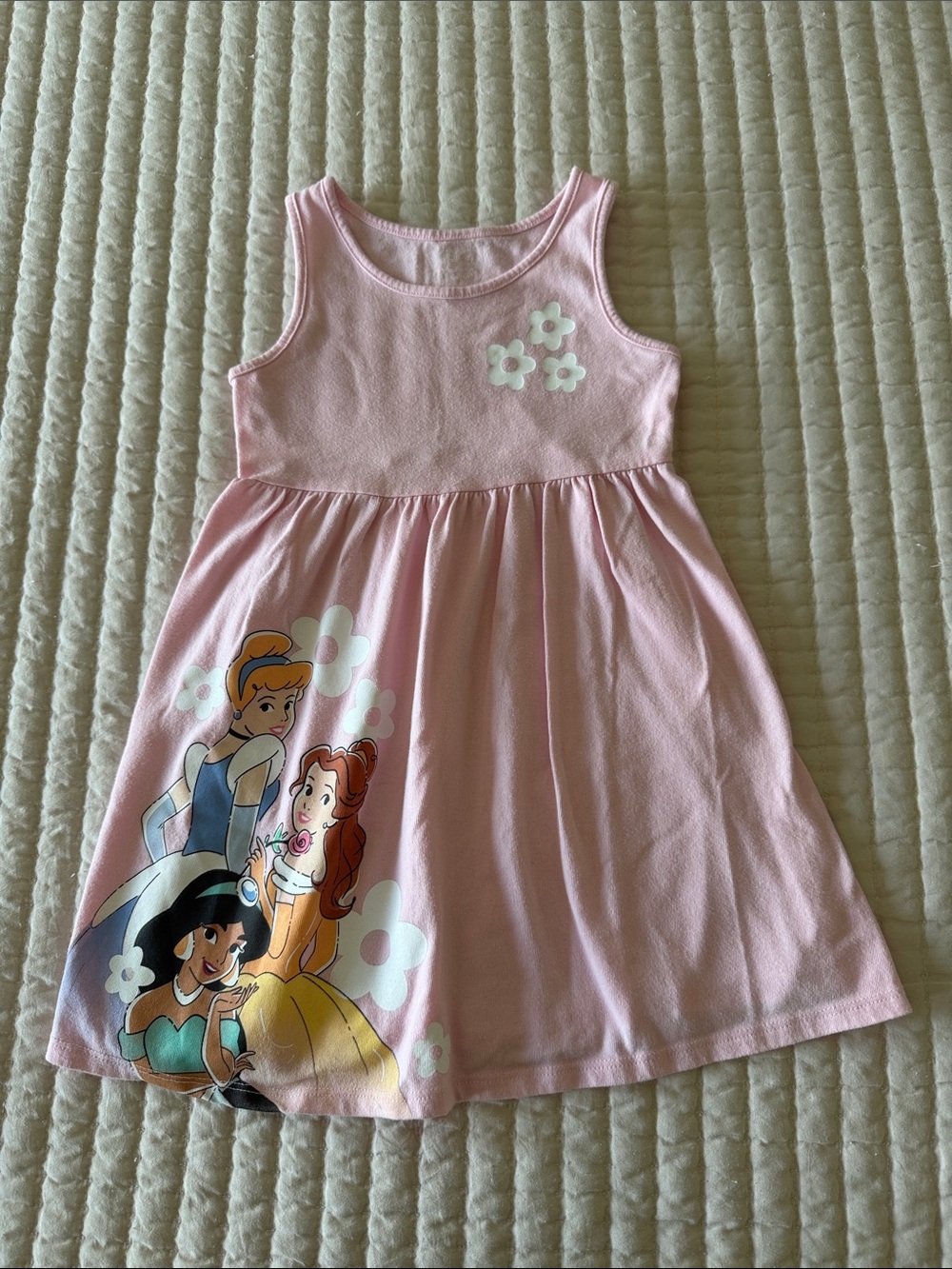 Disney Pink Princess Graphic Tank Dress for Kids